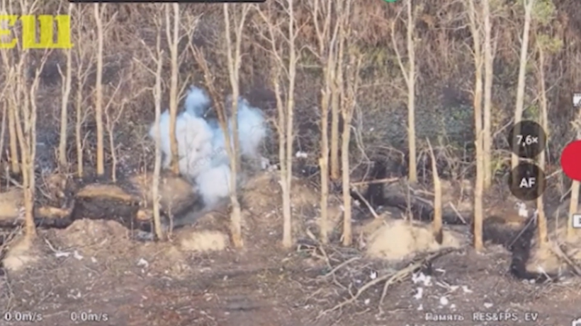 (ВІДЕО) «Сталевий Кордон» перетворює окупантів на попіл
